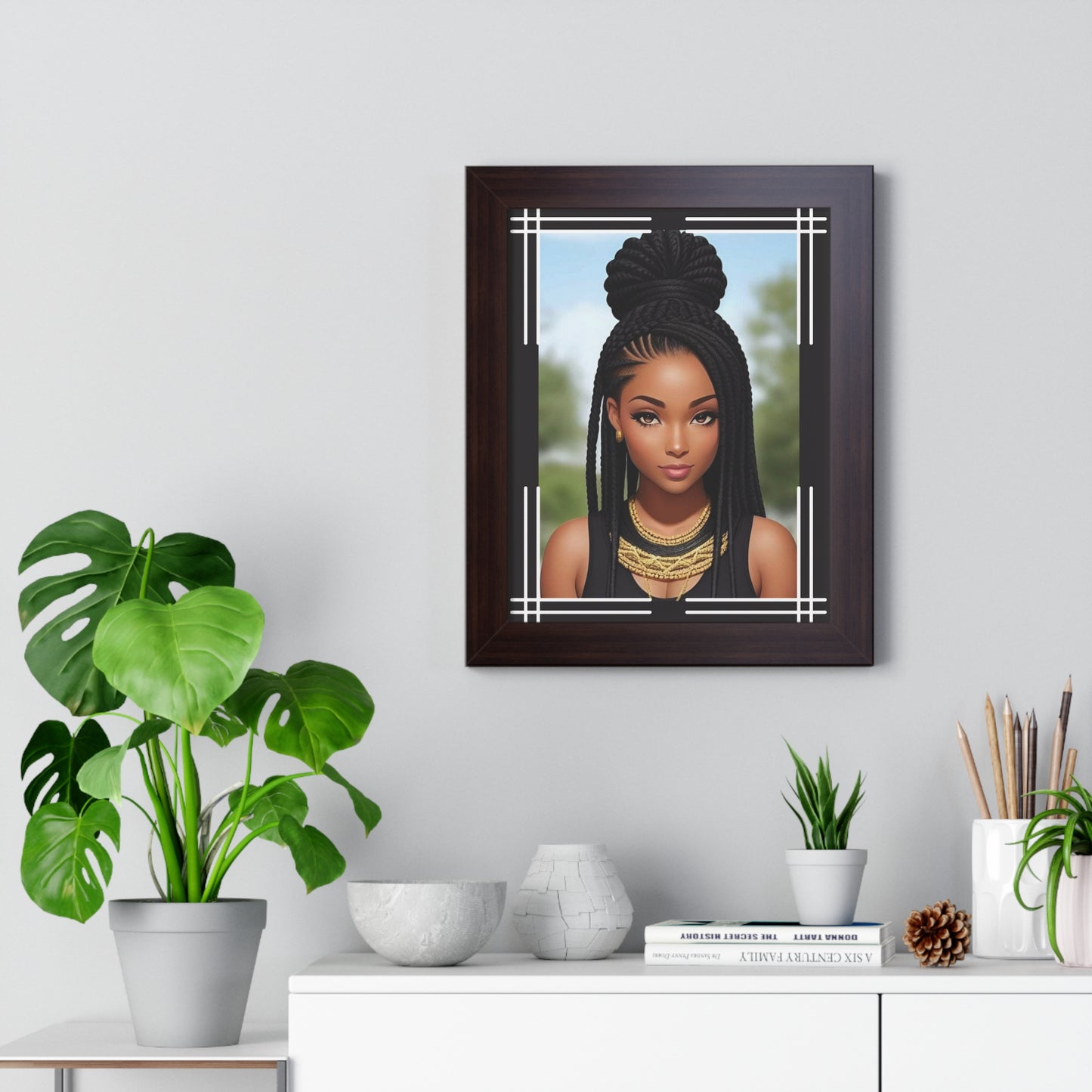 I Am Enough - Framed Vertical Poster