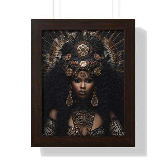 Elaborate Queen - Framed Vertical Poster