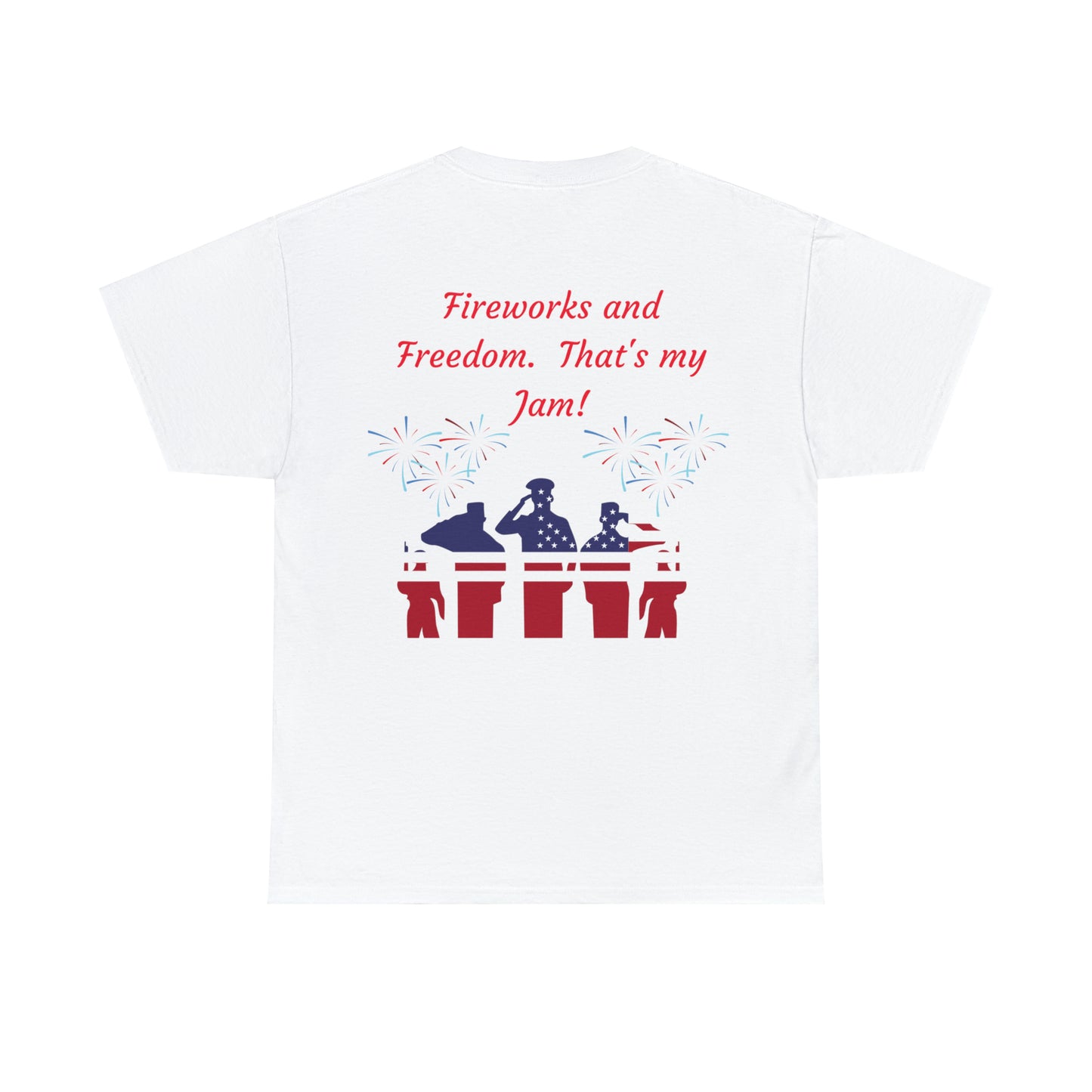 Land of Free, Home of Brave Unisex Heavy Cotton Tee