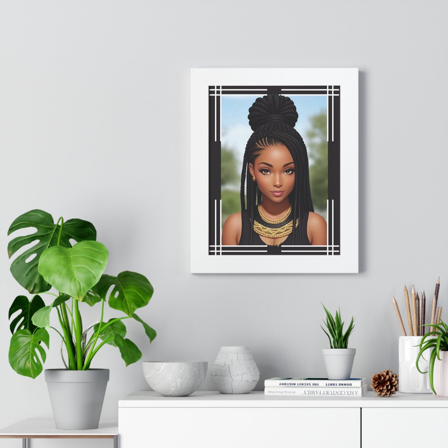 I Am Enough - Framed Vertical Poster