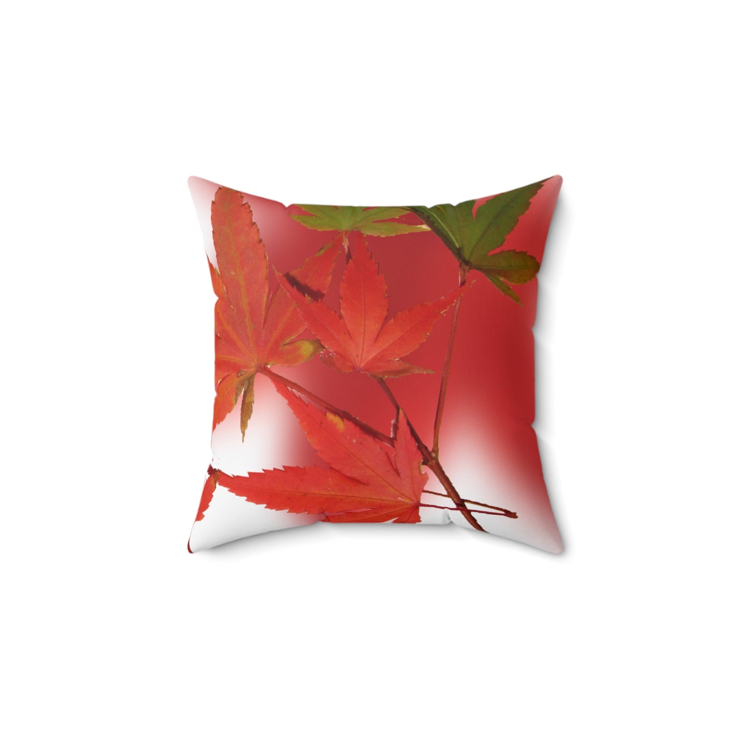 Fall Leaves Spun Polyester Square Pillow