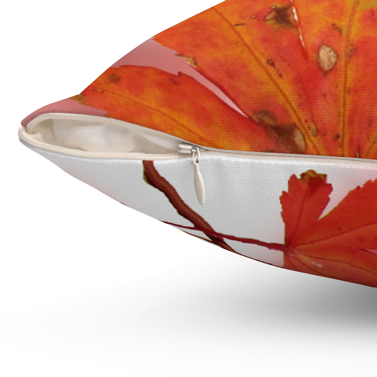 Fall Leaves Spun Polyester Square Pillow