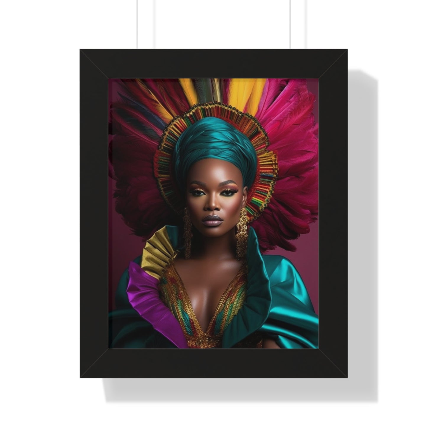 Royal Queen - Framed Vertical Poster