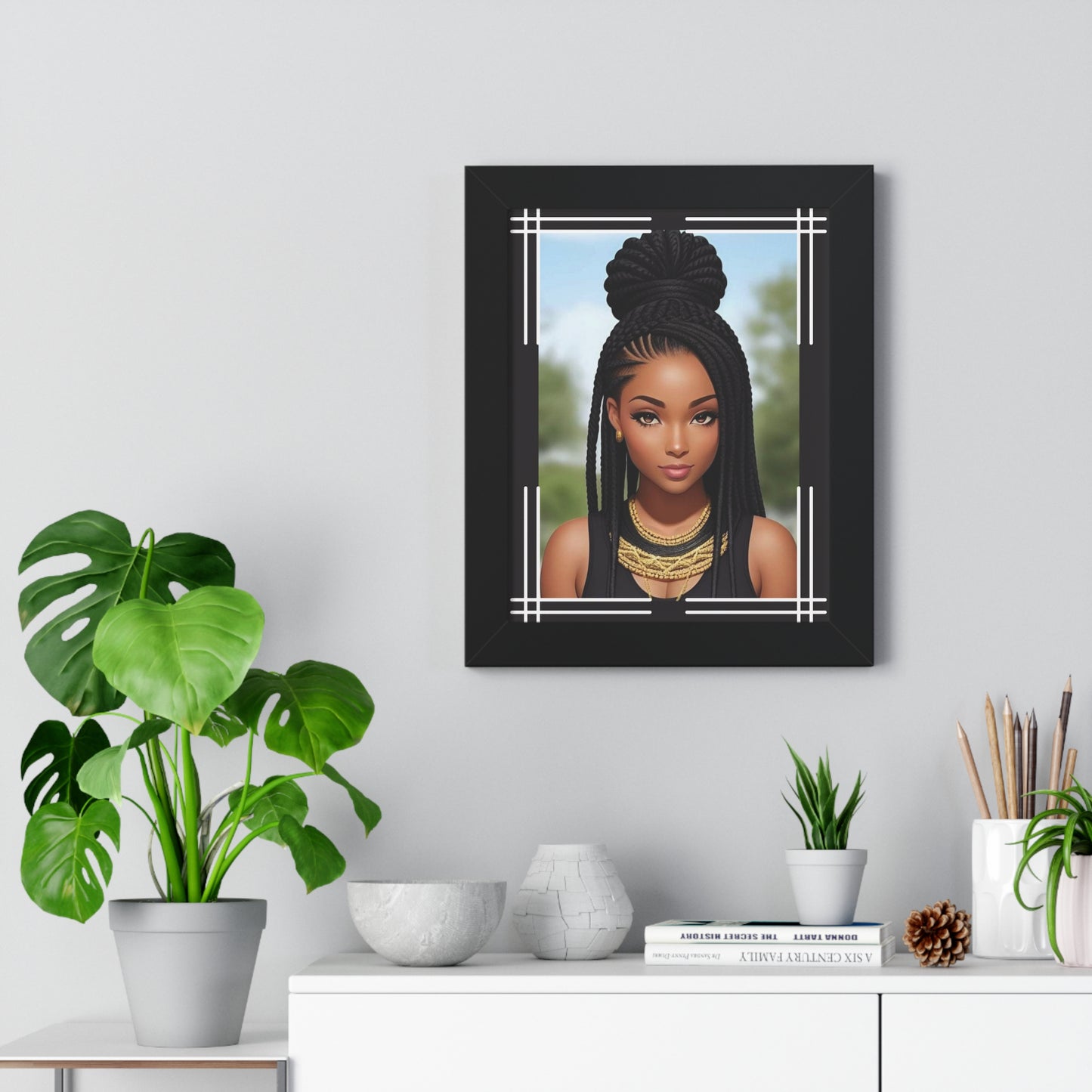 I Am Enough - Framed Vertical Poster