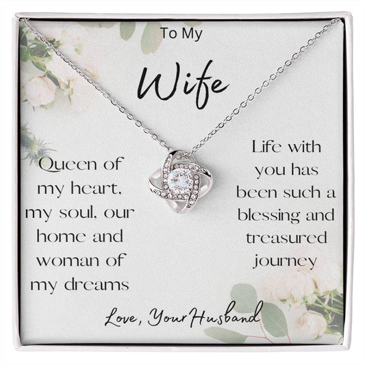 To My Wife, Love Knot Necklace